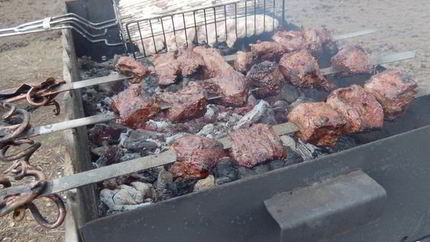 Шашлык из оленины