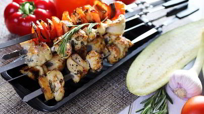 Шашлык из птицы в пряном маринаде