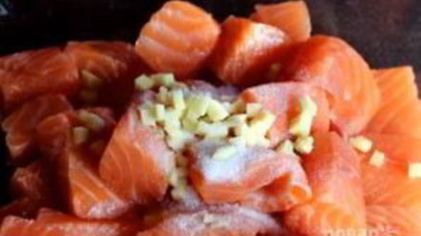 шашлык из семги на мангале