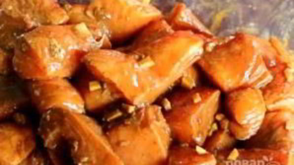 шашлык из семги на мангале