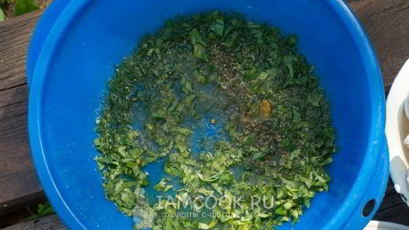 шашлык из шампиньонов с картофелем