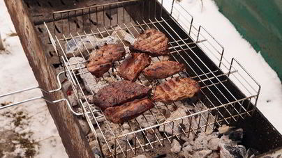 Шашлык из страуса