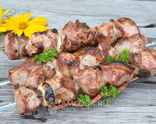 Шашлык из свинины с уксусом