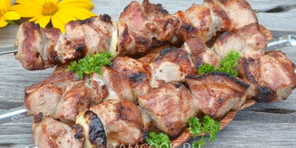 Рецепт шашлык из свинины с уксусом