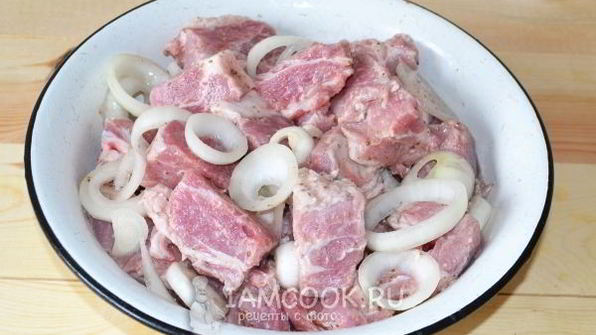 шашлык из свинины с уксусом
