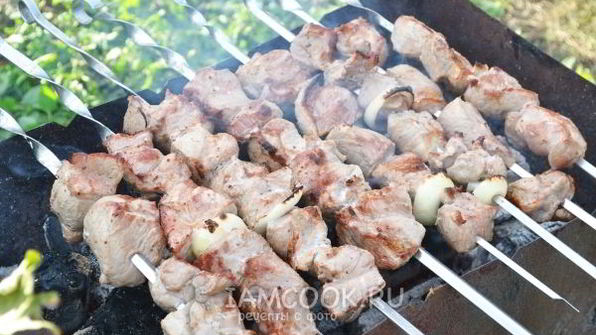 шашлык из свинины с уксусом