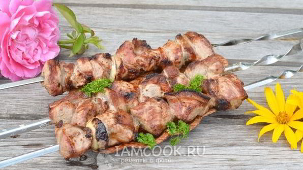 шашлык из свинины с уксусом