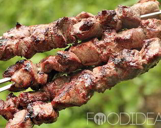 Шашлык из свинины в пиве