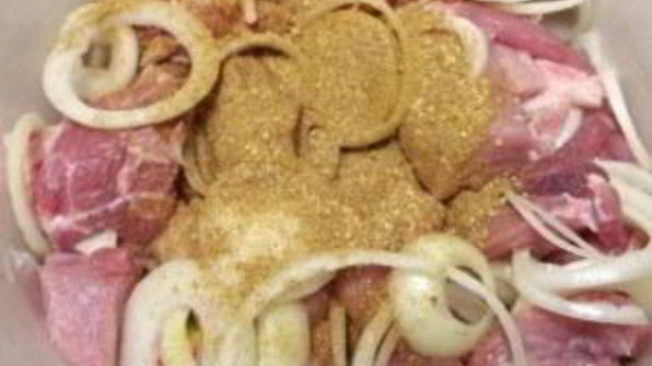 шашлык на кефире из свинины