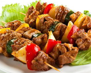 Шашлык на ужин