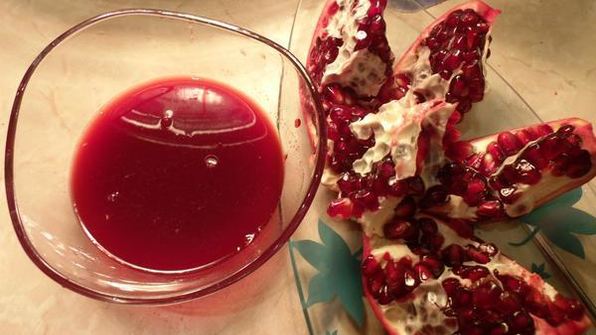 шашлык с гранатовым соком