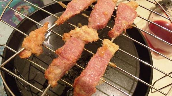 шашлык с гранатовым соком