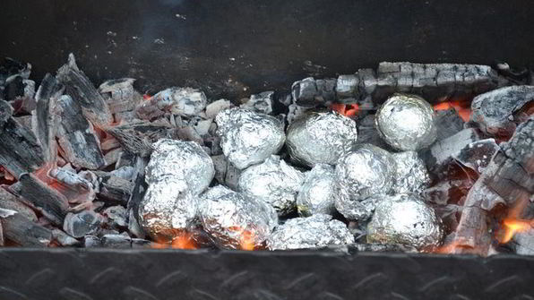 шашлык с овощами