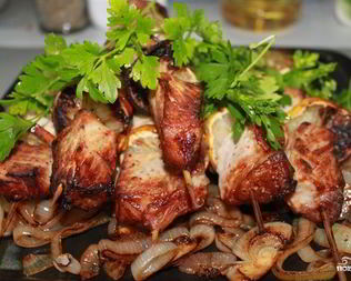 Шашлык в аэрогриле