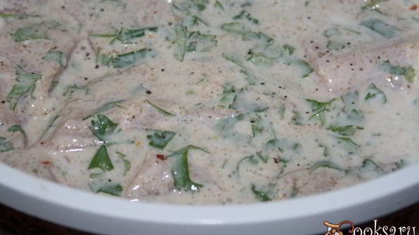 шашлык в кефирном маринаде с пряными травами