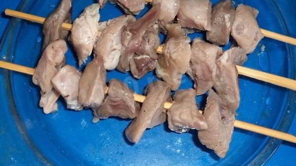 шашлык в микроволновке