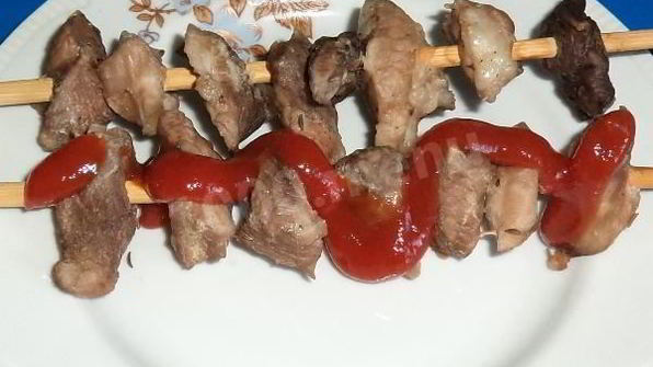 шашлык в микроволновке