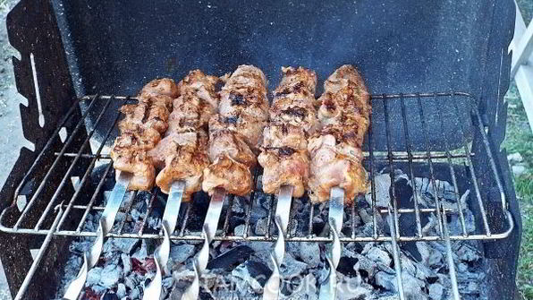 шашлык в томатном соке