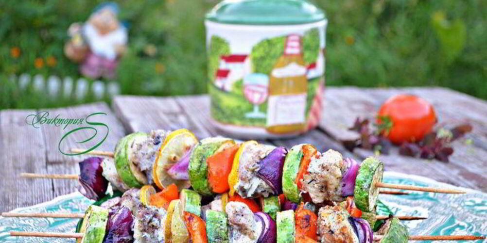 Рецепт сицилийские шашлычки из овощей и трески