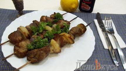 Свиной шашлык в духовке