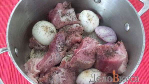 свиной шашлык в духовке