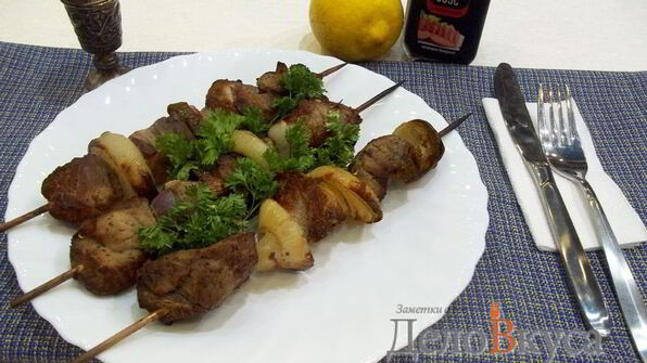 свиной шашлык в духовке