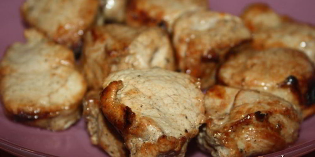 Рецепт экспресс-шашлык из свиной вырезки без маринования