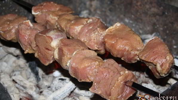 экспресс-шашлык из свиной вырезки без маринования