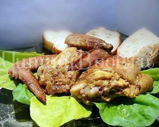 Жидкий дым и куриный шашлык