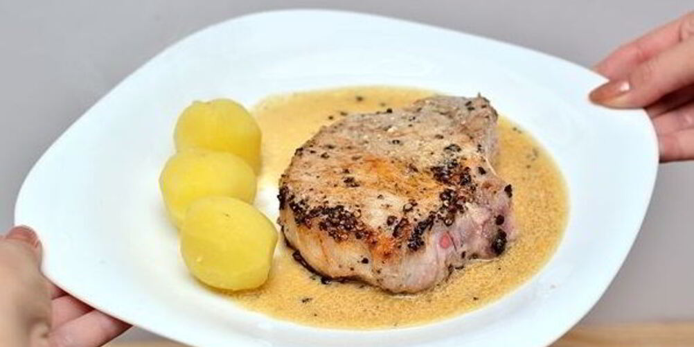 Рецепт перечный стейк