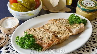 Стейк из индейки на сковороде