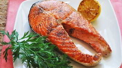 Стейк из кижуча