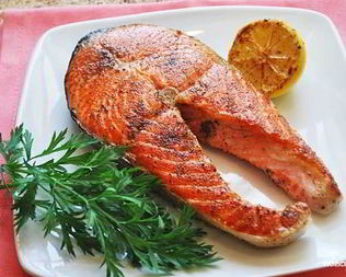 Стейк из кижуча