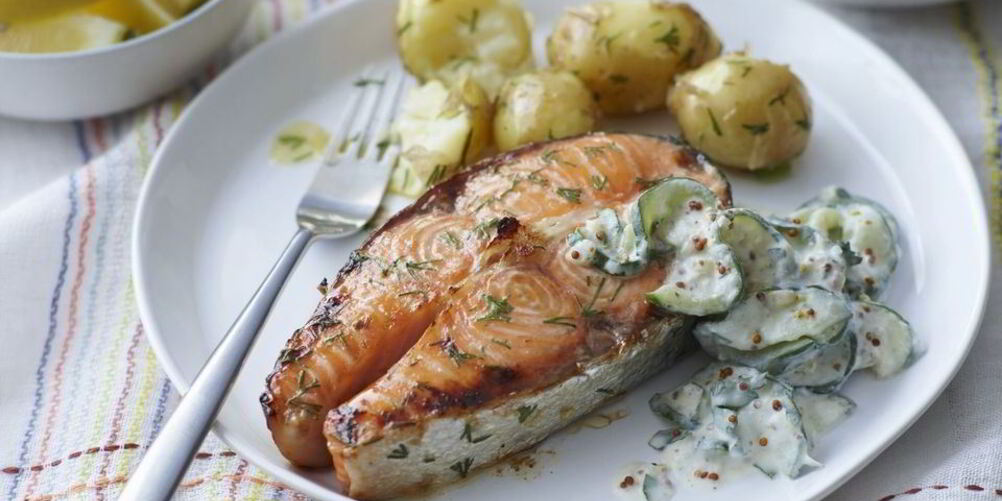 Рецепт стейк из семги в духовке