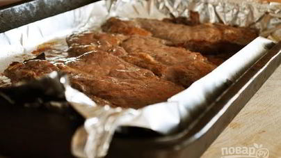 Стейк из свинины в духовке