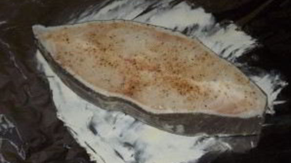 стейк из зубатки