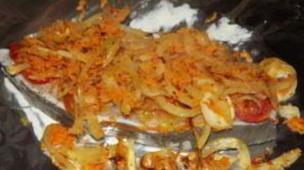 стейк из зубатки