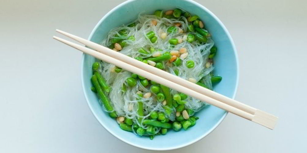 Рецепт стеклянная лапша с овощами