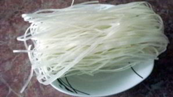 стеклянная лапша с овощами