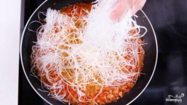 стеклянная лапша со свининой