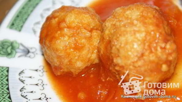 детские тефтельки фрикадельки в томатном соусе