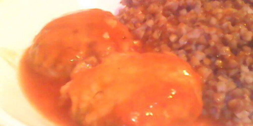 Рецепт курино-грибные тефтельки в томатном соусе