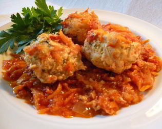 Куриные рубленые тефтельки