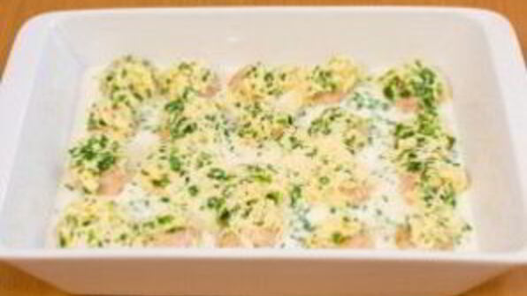 куриные тефтели под сливочным соусом