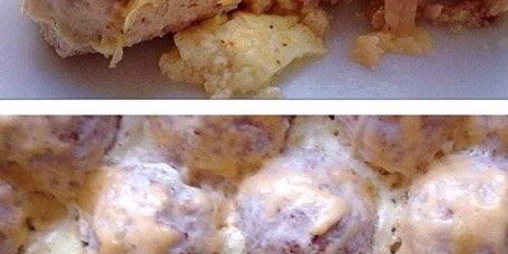 Рецепт куриные тефтели с гречкой и сыром