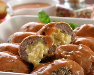 Мясные тефтели с сыром