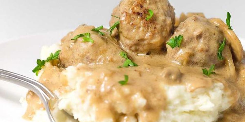 Рецепт мясные тефтели со сливочной подливкой