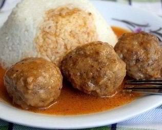Мясные тефтели в подливке