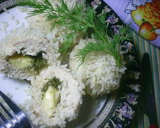 Нежнейшие паровые куриные тефтели с начинкой Ежики