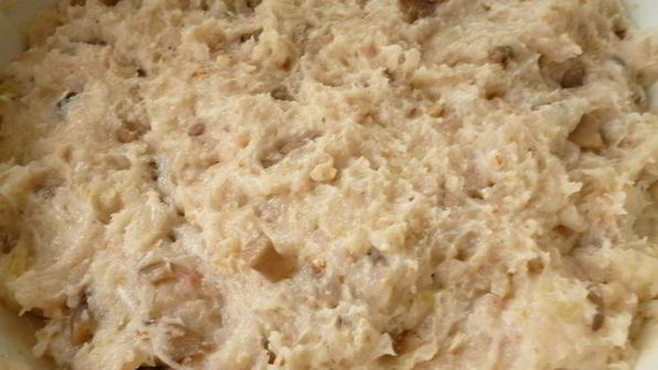 рыбно-грибные тефтельки, запеченные с овощами